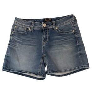 Seven7 Denim Shorts Womens Sz 6 Blue Jean‎ Shorts 5” Inseam